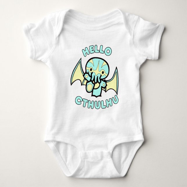 Body Para Bebé Hola Cthulhu (Anverso)