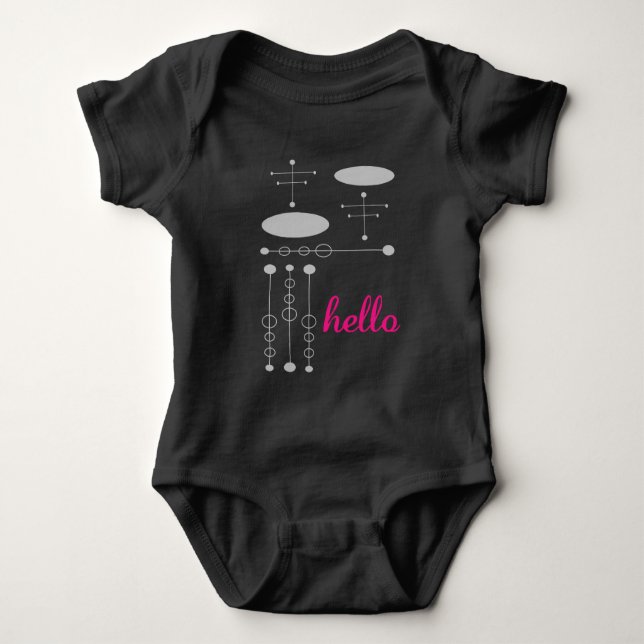 Body Para Bebé Hola Cute Colorful Hello Gifts (Anverso)