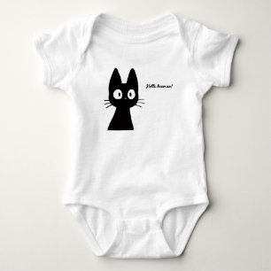 Body Para Bebé Hola Gato Humano para Bebé
