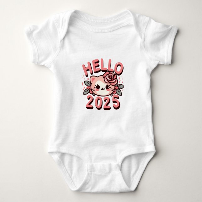 Body Para Bebé Hola Kitty 2025 (Anverso)