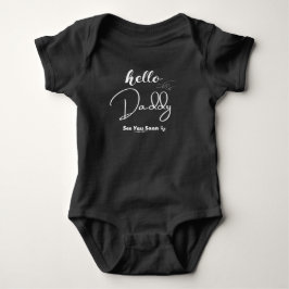 Body Para Bebé Hola papá te veo pronto Baby Bodysuit