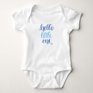Body Para Bebé Hola Pequeño Azul