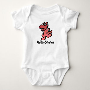 Body Para Bebé Hola-Saurus Dino Alegría
