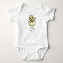 Hola soy nuevo aquí bodysuit de bebé