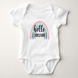 Body Para Bebé Hola Sunshine rainbow bodysuit