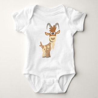 Body Para Bebé "¡Hola!" Tela Personalizado Cabra Talla Bebé