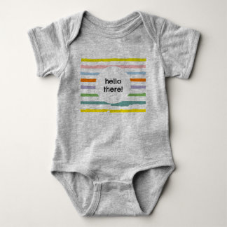 Body Para Bebé Hola! Traje de arcoíris de una pieza
