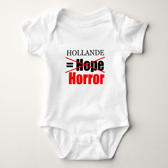 Body Para Bebé Hollande No Esperanza = Horror - Baby Bodysuit 1 (Anverso)