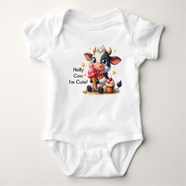Body Para Bebé Holly Cow T-Shirt