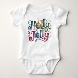 Body Para Bebé Holly Jolly T-Shirt