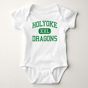 Body Para Bebé Holyoke - dragones - High School secundaria -