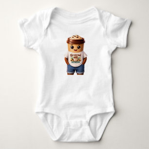 Body Para Bebé Hombre Café – Diseño Divertido para Verdaderos Rey