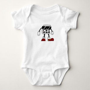 Body Para Bebé Hombre Código QR: Escanea el Futuro Baby Onepiece 