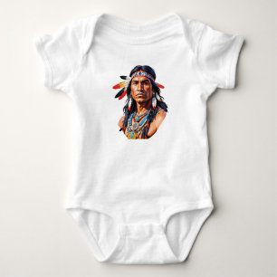 Body Para Bebé Hombre indio americano nativo