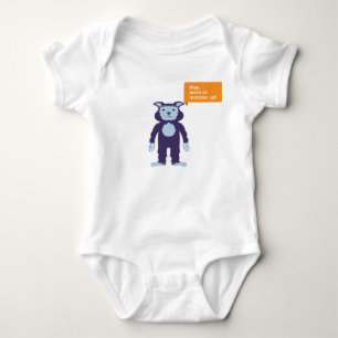 Body Para Bebé Hombre lobo