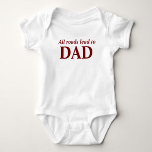 Body Para Bebé Homenaje del día del padre a papá