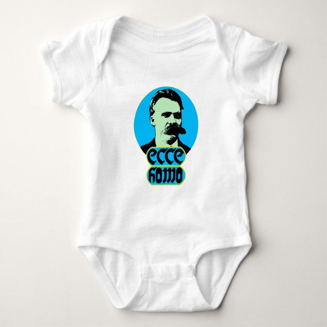 Body Para Bebé Homo de Friedrich Nietzsche-Ecce (Anverso)