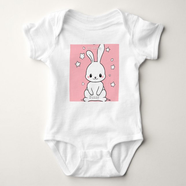 Body Para Bebé Honney Bunny Baby Bodysuit (Anverso)