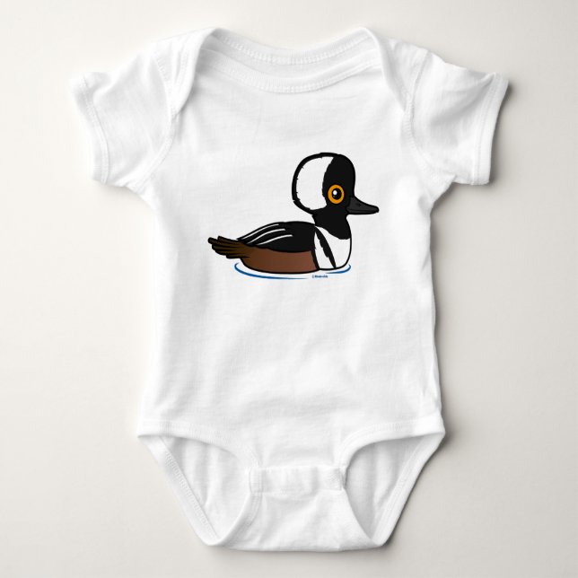 Body Para Bebé Hooded Merganser (Anverso)