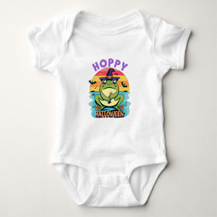 Body Para Bebé Hoppy Halloween, Adorable Personalizado Rana