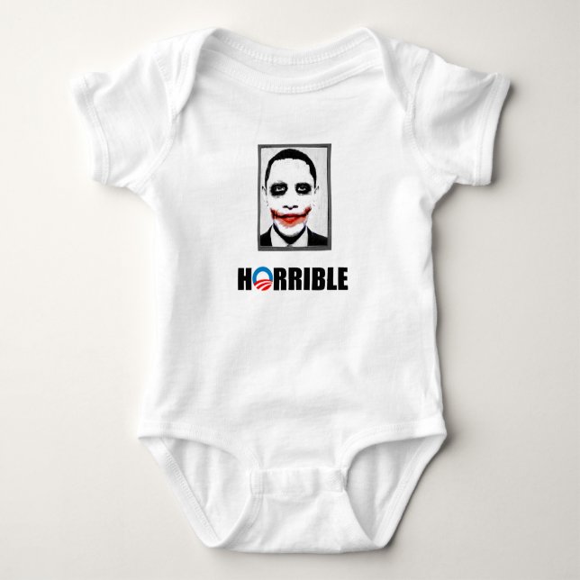 BODY PARA BEBÉ HORRIBLE (Anverso)
