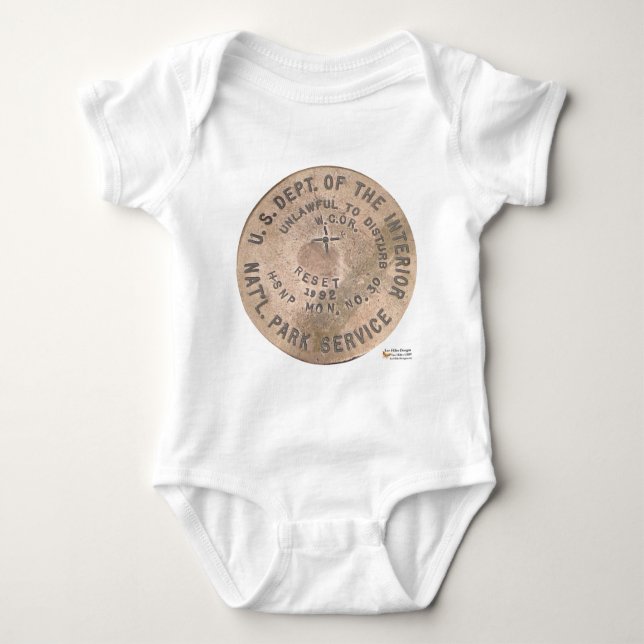 Body Para Bebé Hot Springs US Dept Of Interior Gifts Apparel (Anverso)
