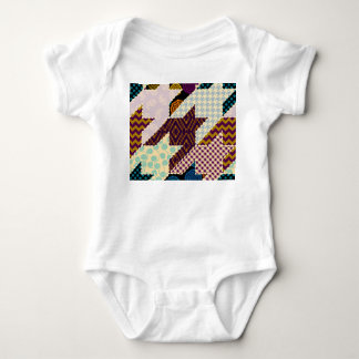 Body Para Bebé Hounds-tooth: Vintage Seamless Backgroun