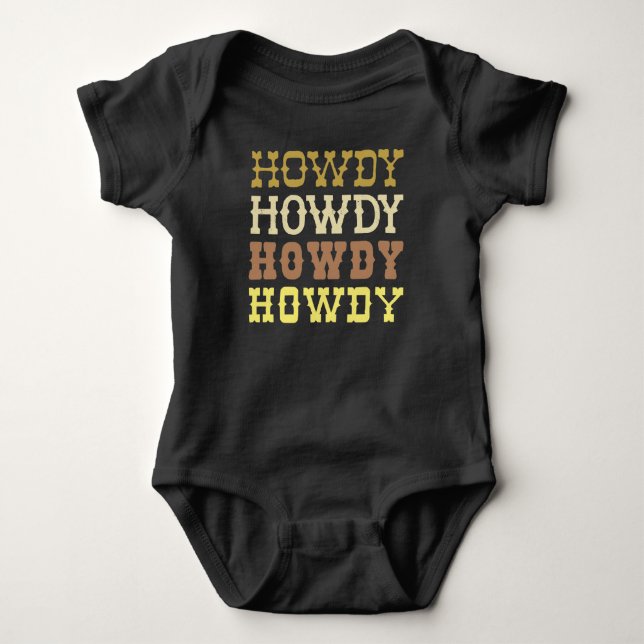 Body Para Bebé Howdy (Anverso)