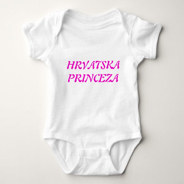 BODY PARA BEBÉ HRVATSKA PRINCEZA (Anverso)
