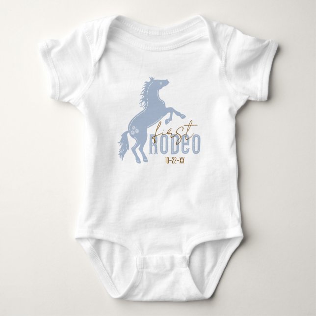 Body Para Bebé https://www.zazzle.com/first_rodeo_western_1st_bir (Anverso)