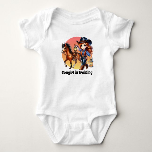 Body Para Bebé https://www.zazzle.com/vaquera_adorable_ (Anverso)