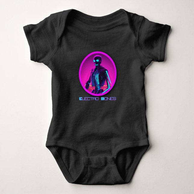 Body Para Bebé Huesos de Electro (Anverso)