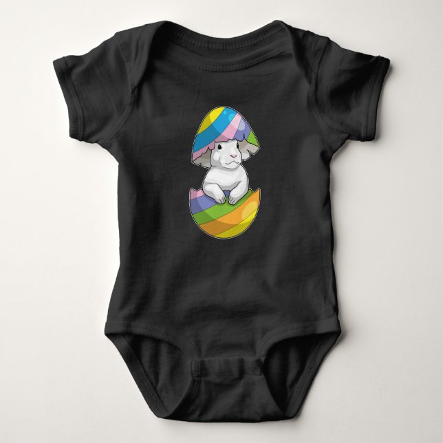 Body Para Bebé Huevo Bunny Easter Easter (Anverso)