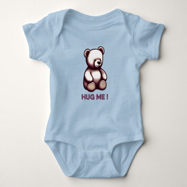 Body Para Bebé Hug Me Bear (Anverso)