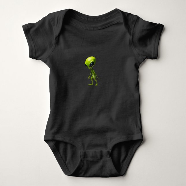 Body Para Bebé Humanioide verde (Anverso)