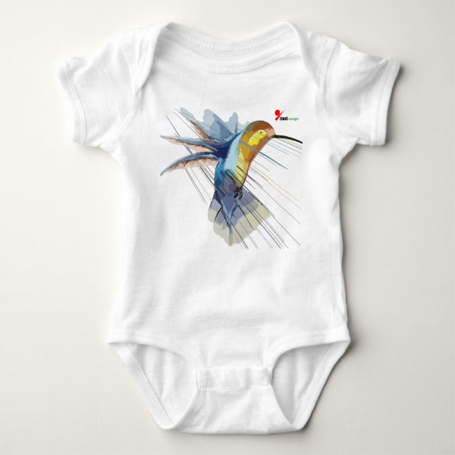 Body Para Bebé Hummingbird Adorable Baby Bodysuit (Anverso)