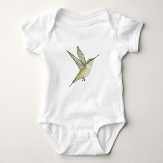 Body Para Bebé Hummingbird Baby Bodysuit (Anverso)