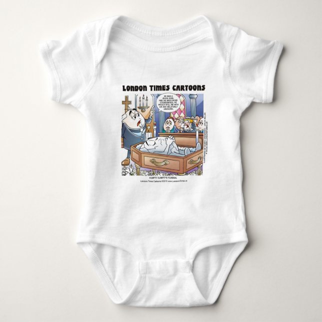 Body Para Bebé Humpty Dumpty Funeral Gracioso Regalos Tees Colect (Anverso)