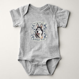 Body Para Bebé Husky Baby Bodysuit siberiano
