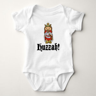 Body Para Bebé ¡HUZZAH! Camiseta del mono del bebé de rey Arturo
