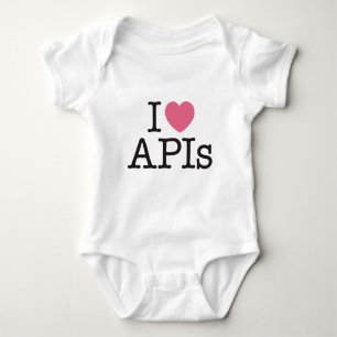 Body Para Bebé I camiseta infantil básica de los APIs del coraz
