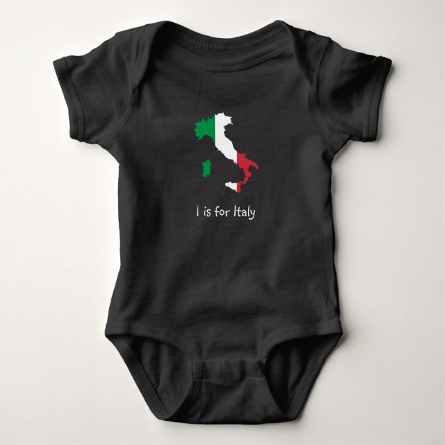Body Para Bebé I es para Italia (Anverso)