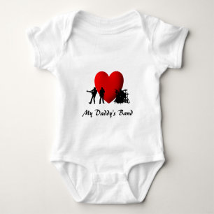 Body Para Bebé I Heart Rock & Roll Baby Bodysuit