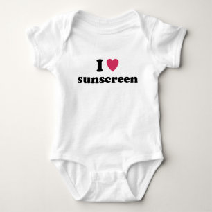Body Para Bebé I Heart Sunscreen Baby