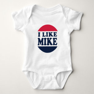 BODY PARA BEBÉ I-LIKE-MIKE-BUTTON