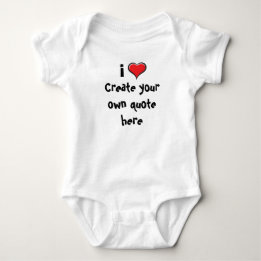 Body Para Bebé i Love Create your own cito