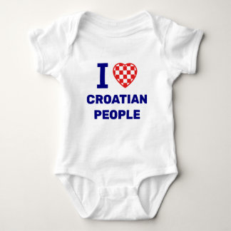 Body Para Bebé I Love Croatian People
