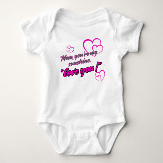 Body Para Bebé i love mom