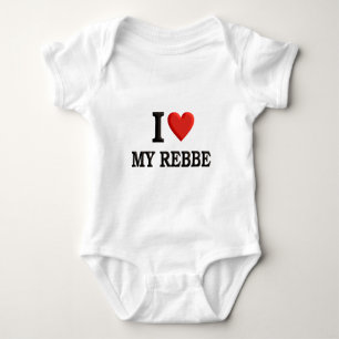 Body Para Bebé I love My Rebbe