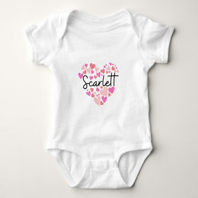 Body Para Bebé I love Scarlett (Anverso)